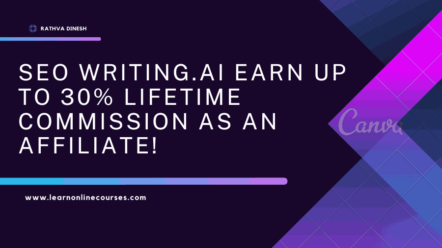 Seo Writing.ai Earn up to 30% Lifetime Commission as an Affiliate!